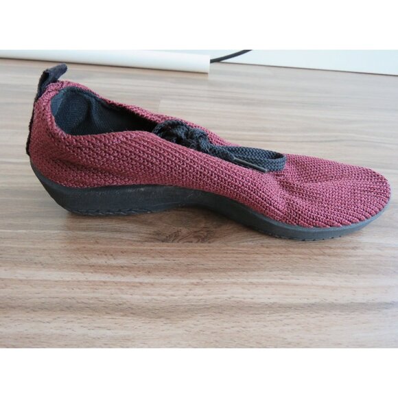 ARCOPEDICO LS Knit Sneaker Walkings Shoes in Bordeaux - Size EU 36 / US 5.5 - Picture 3 of 14